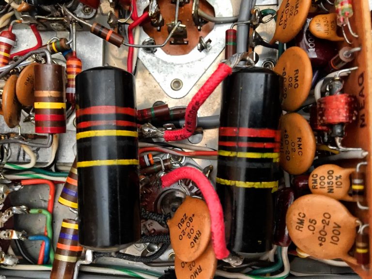 The Jupiter Condenser 'Red Astron' Capacitors in the MX110Z! Jeff's Place