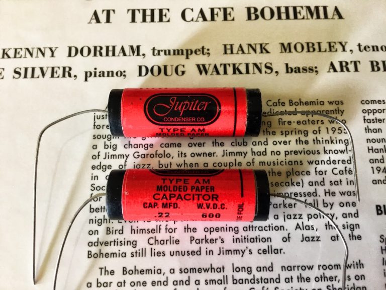 The Jupiter Condenser 'Red Astron' Capacitors in the MX110Z! Jeff's Place