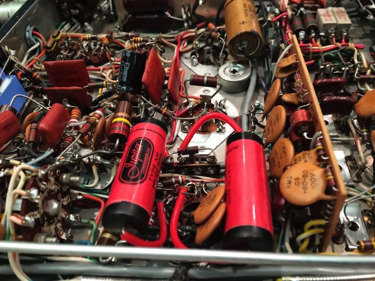 The Jupiter Condenser 'Red Astron' Capacitors in the MX110Z! Jeff's Place