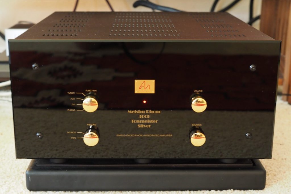 Audio Note (UK) Meishu Phono Silver Tonmeister 300B SET integrated amplifier.