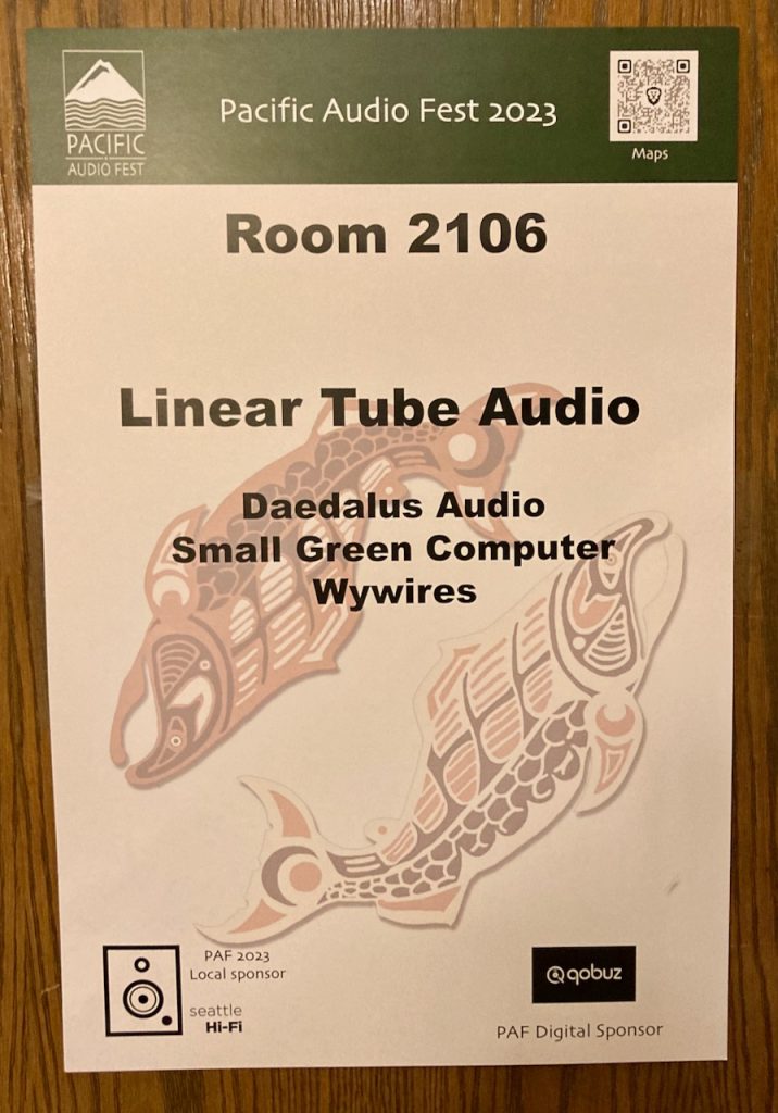 Linear Tube Audio room
