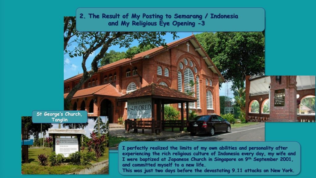 Yazaki-san and St. Georges Church